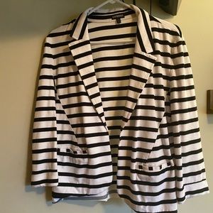 Express striped Knit Blazer